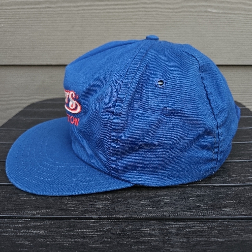 Vintage 90s Cheers Boston TV Show Restaurant Snapback Hat Cap Made in USA Blue - Picture 3 of 9